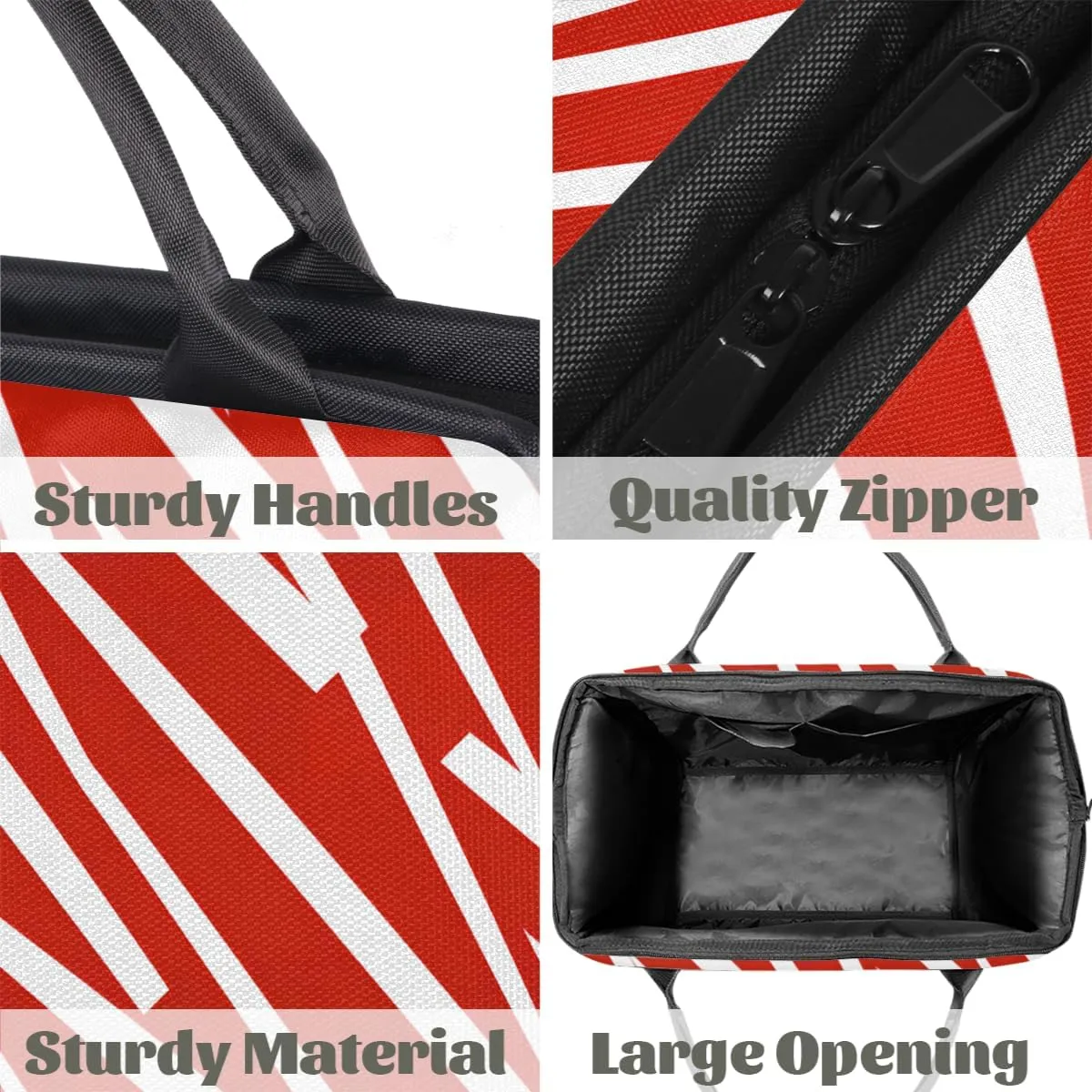Red Abstract Diagonal Stripe Weekender Overnight Bag for Women Waterproof Carry On Travel Duffle Bags with Pocket Lightweight Sports Gym Tote Bag Large Luggage Workout Personal Item Hospital Bags
