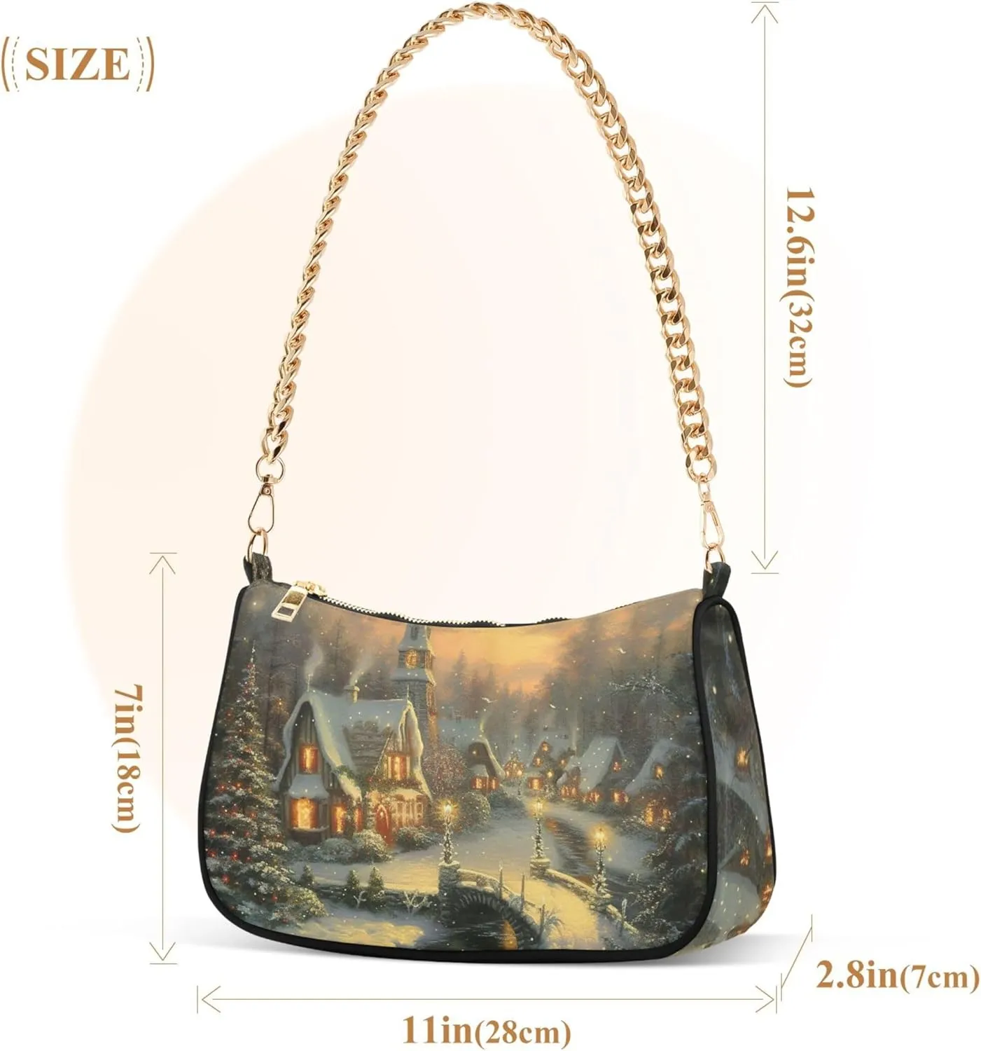 Regatta Painting Claude Monet Womens Purse Hobo Party Clutch Womens Trendy Handbags Chain over Shoulder Purse