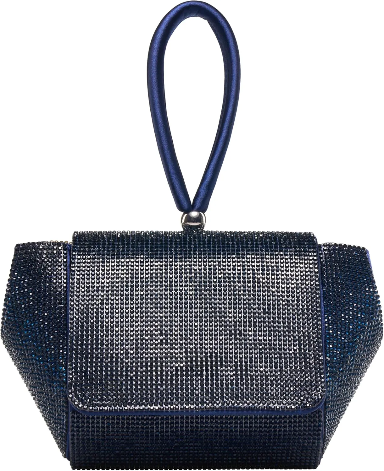 RENE Architectural Rhinestone Evening Bag