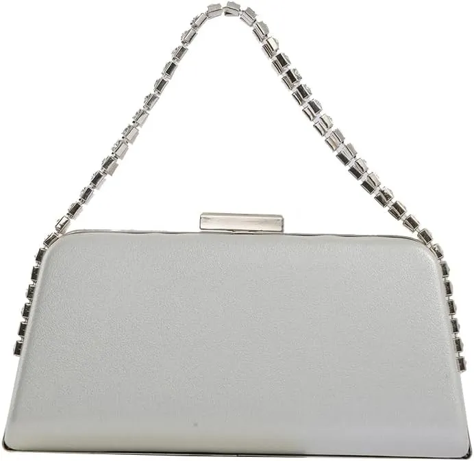 Rhinestone Clutch Bag Sparkly Evening Bag for Women Bridal Wedding Purse Glitter Shoulder Bag Crystal Crossbody Bag
