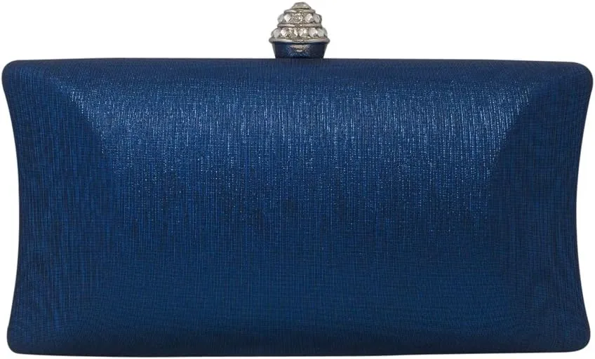 Rhinestone Crystal Clasp Hard Box Wedding Evening Bag Bridal Cocktail Clutch Purse