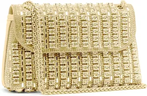 Rhinestone Evening Clutch Purse Silver Crystal Diamond Evening Bag Colorful Shoulder Crossbody Handbags for Wedding