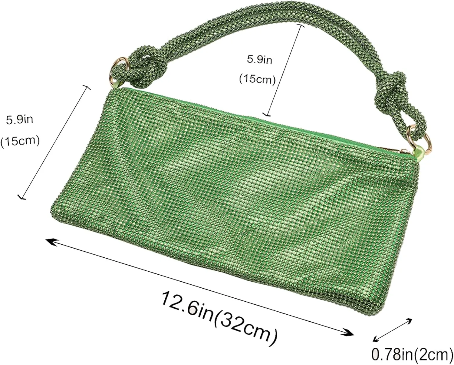 Rhinestone Purse Sparkly Bag Crystal Evening Clutch Bag for Women Evening Prom Rhinestone Handbag Bling Hobo Bag