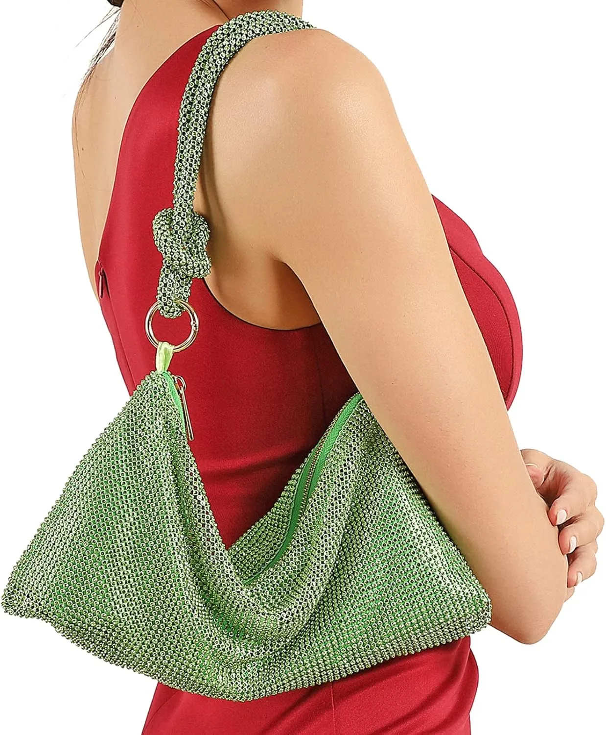 Rhinestone Purse Sparkly Bag Crystal Evening Clutch Bag for Women Evening Prom Rhinestone Handbag Bling Hobo Bag