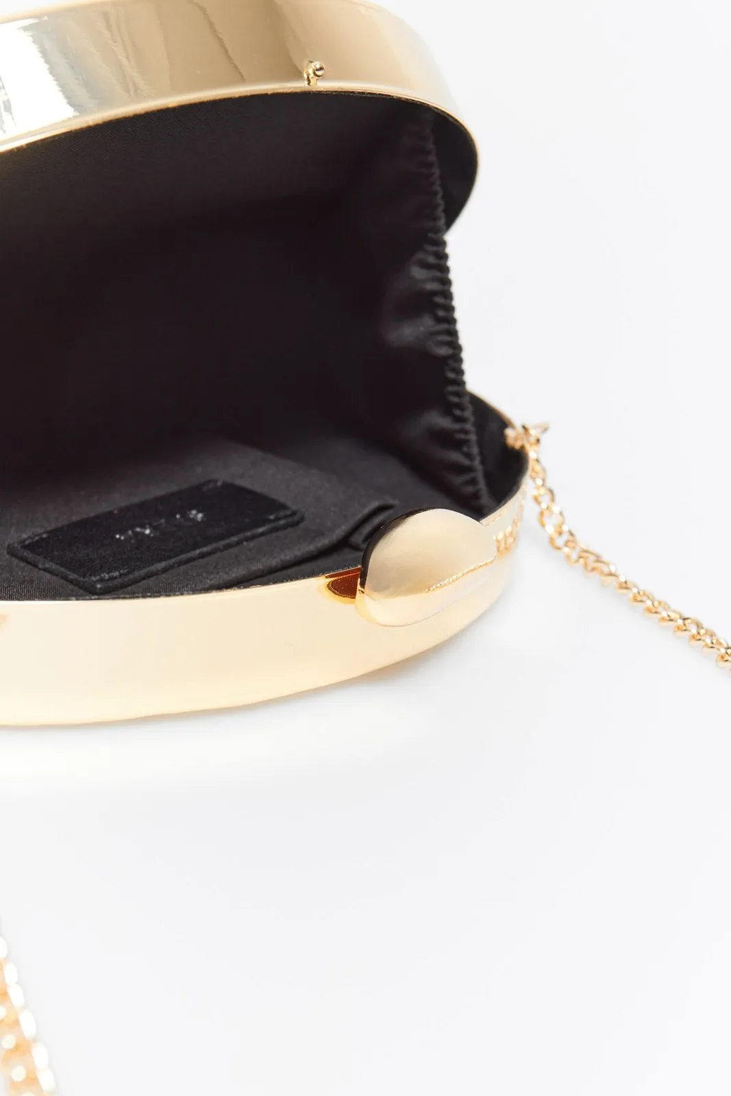 Rounded Carved Box - Gold