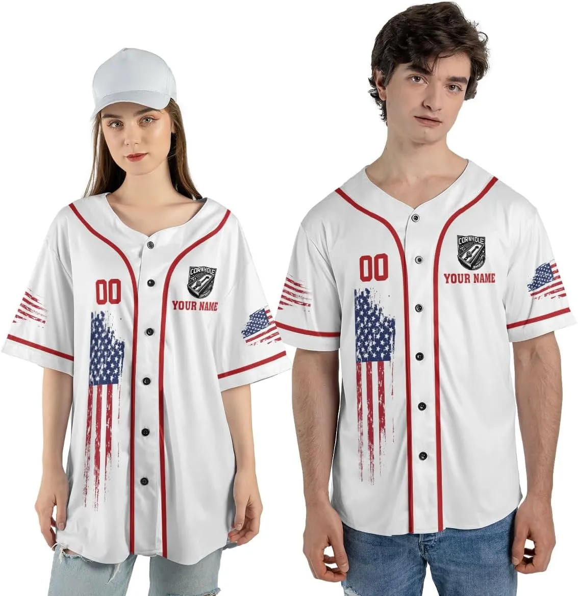 Royal Fight Personalized Cornhole Baseball Jersey Cornhole Toss Like A Boss Baseball Shirts Funny Cornhole Jerseys Men Women