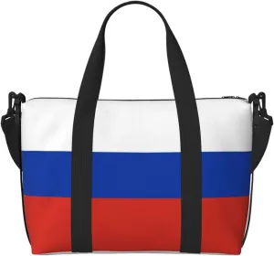 Russian flag Versatile Personal Item Travel Bags for Women - Spacious Duffel Bags for Traveling, Gym Bags for Men