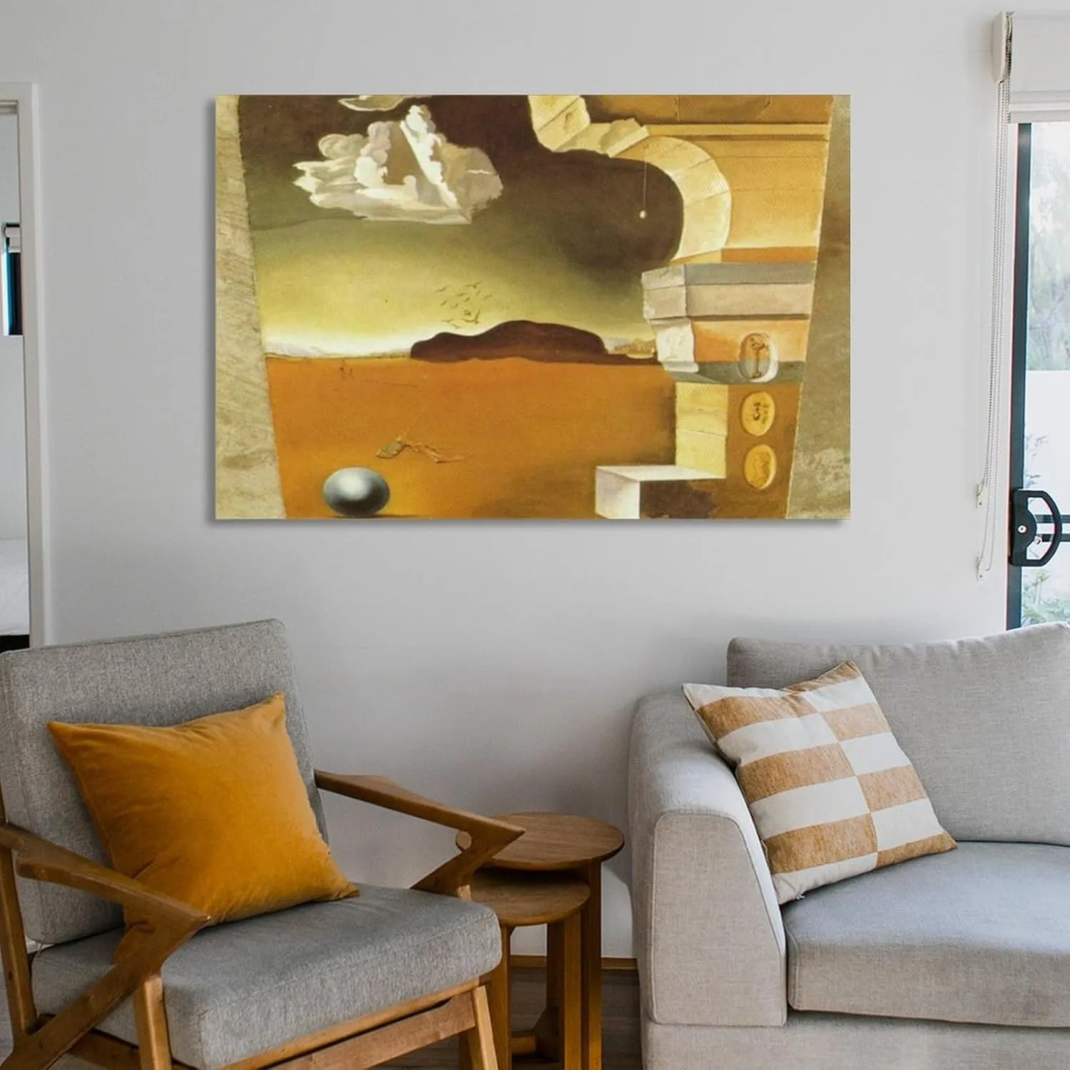 Salvador Dali Poster Mural Painting for Helena Rubinstein (panel 2) Posters Wall Art Painting Canvas Gift Living Room Prints Bedroom Decor Poster Artworks 20x30inch(50x75cm)
