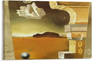 Salvador Dali Poster Mural Painting for Helena Rubinstein (panel 2) Posters Wall Art Painting Canvas Gift Living Room Prints Bedroom Decor Poster Artworks 20x30inch(50x75cm)