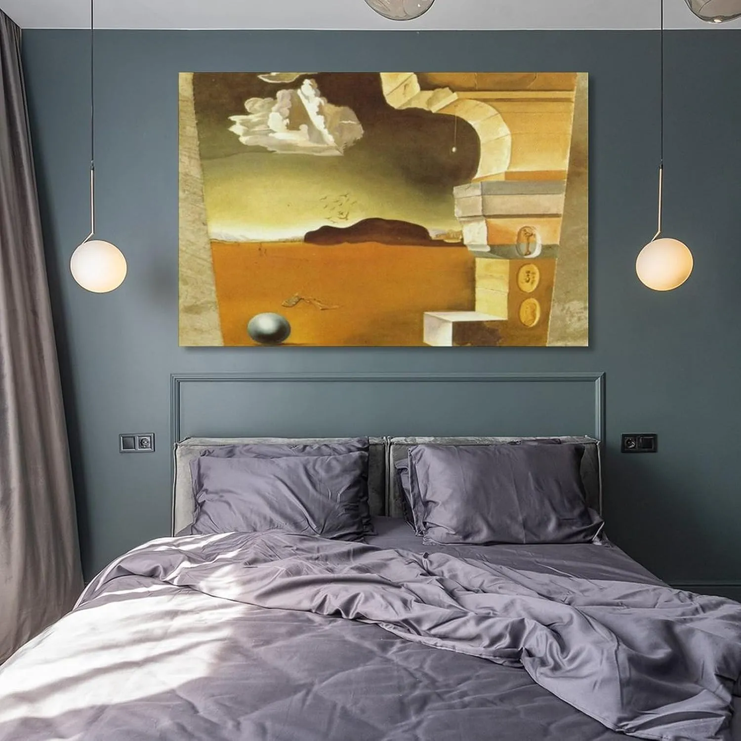 Salvador Dali Poster Mural Painting for Helena Rubinstein (panel 2) Posters Wall Art Painting Canvas Gift Living Room Prints Bedroom Decor Poster Artworks 20x30inch(50x75cm)