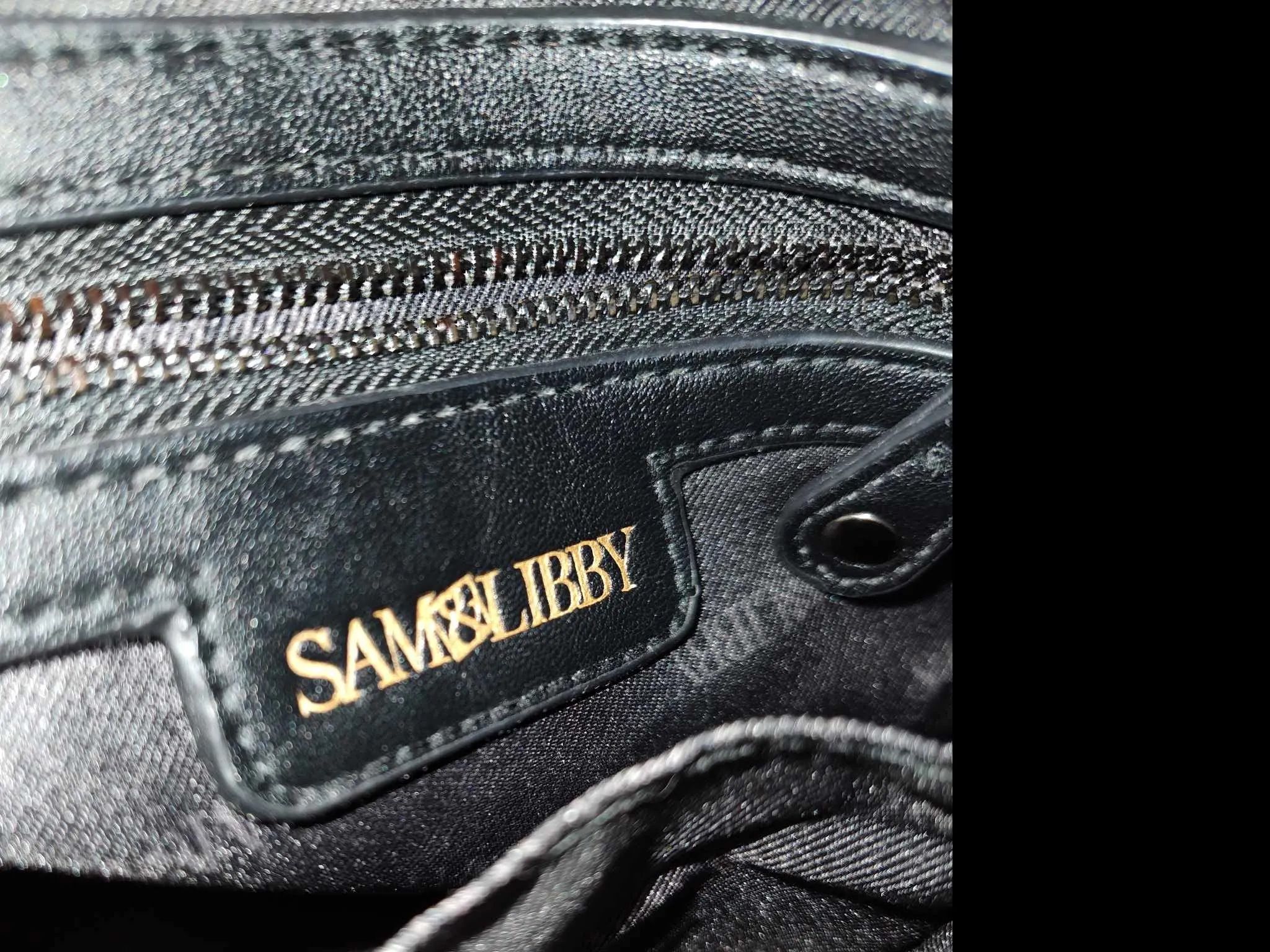 Sam and Libby Silver Reflective Small Handbag - preowned