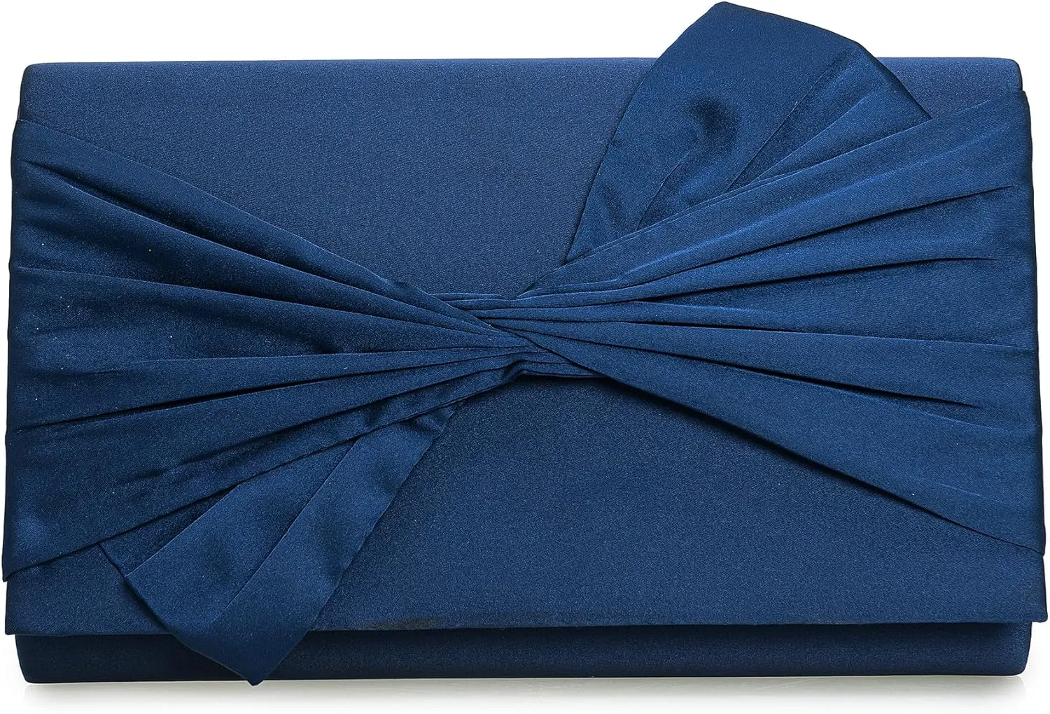 Satin Evening Bag Bow Flap Clutch Purse for Women Formal Party/Prom/Wedding…