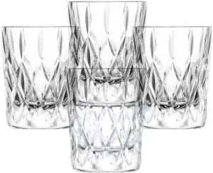 Schott Zwiesel Age Shot Glass (Set of 4) Modern Shot Glasses with Relief Crystal Glasses Dishwasher Safe (Item No. 124298)