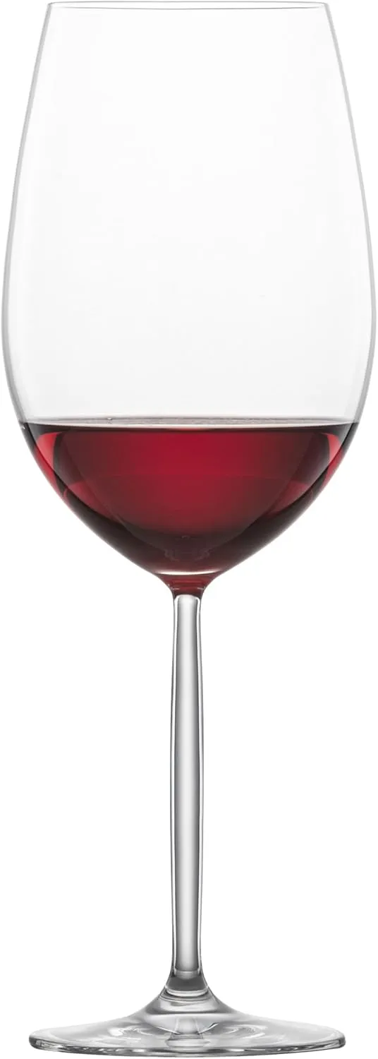 Schott Zwiesel Bordeaux Cup Red Wine Glass Muse (Set of 4), Elegant Bordeaux Glasses for Red Wine, Dishwasher Safe Tritan Crystal Glasses, Made in Germany (Item No. 123669)