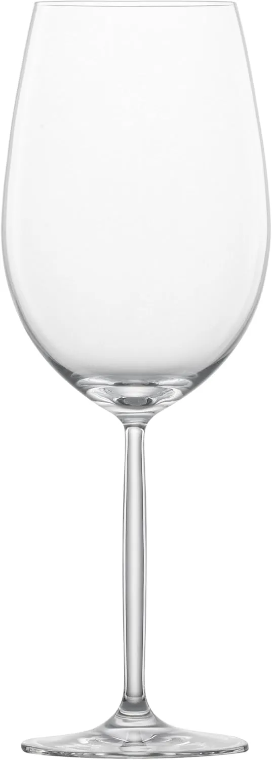 Schott Zwiesel Bordeaux Cup Red Wine Glass Muse (Set of 4), Elegant Bordeaux Glasses for Red Wine, Dishwasher Safe Tritan Crystal Glasses, Made in Germany (Item No. 123669)