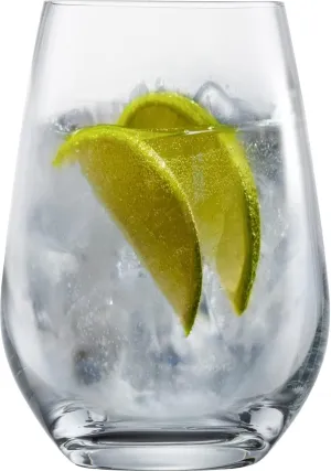 Schott Zwiesel Gin Tonic Glass Viña (Set of 4), Bulbous Long Drink Glasses for Gin Tonic, Dishwasher Safe Tritan Crystal Glasses, Made in Germany (Item No. 130003), Crystal