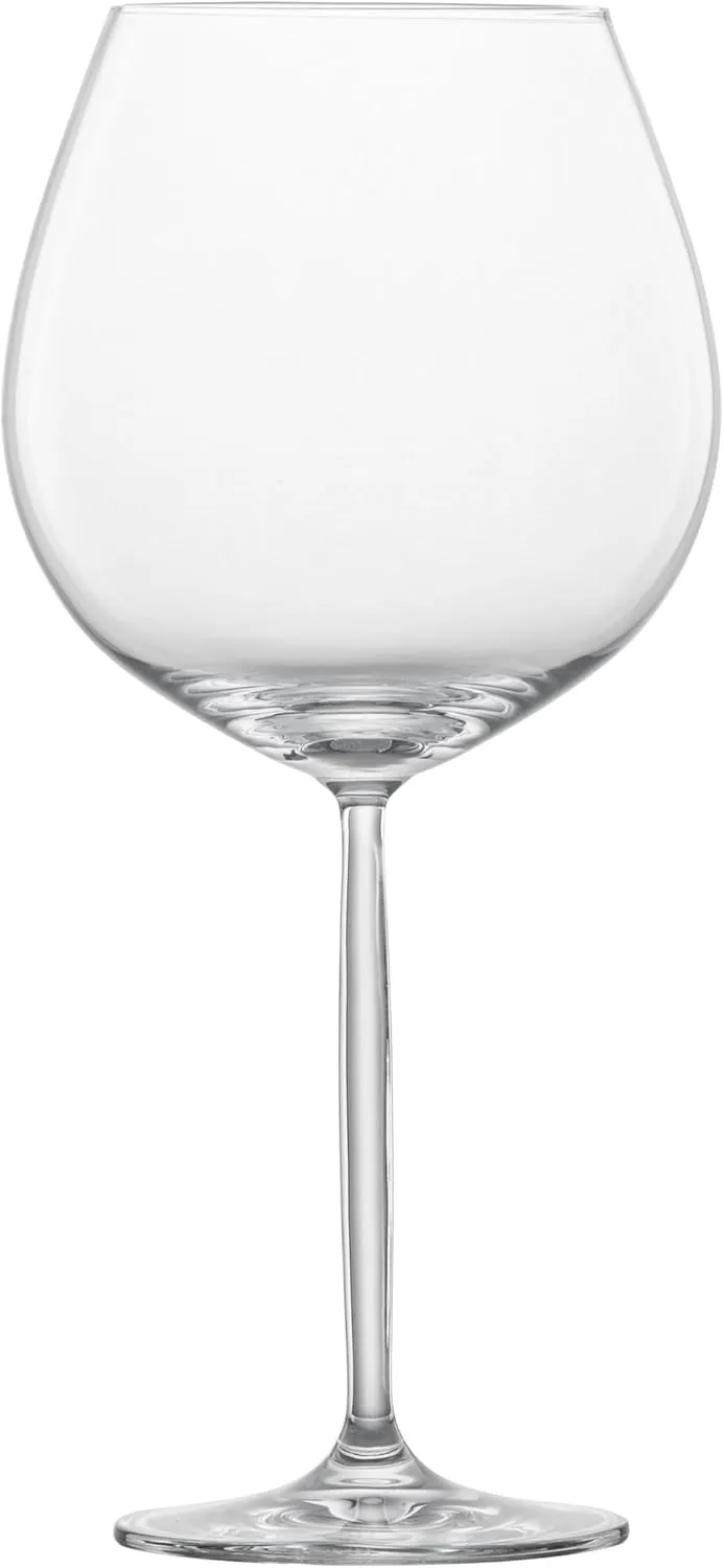 SCHOTT ZWIESEL Red Wine Glass Burgundy Cup Muse (Set of 4), Bulbous Burgundy Glasses for Red Wine, Dishwasher Safe Tritan Crystal Glasses, Made in Germany (Item No. 123670)