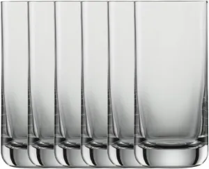 Schott Zwiesel Simple Beer Cups 0.2 L (Set of 6), Straightforward Beer Glass for Pils, Dishwasher Safe Tritan Crystal Glasses, Made in Germany (Item No. 123663)