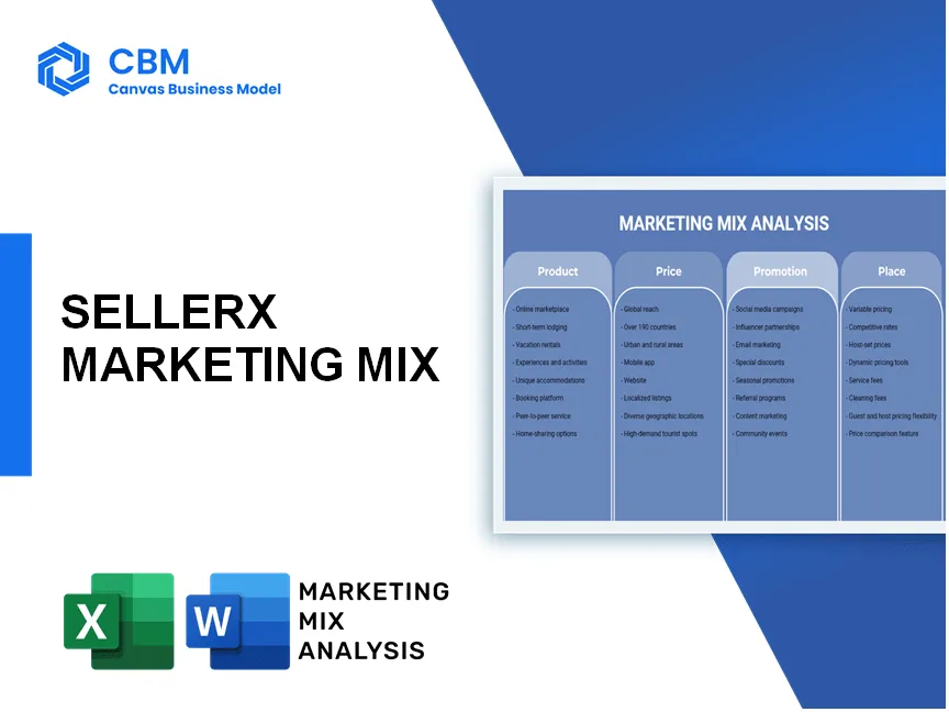 SELLERX MARKETING MIX