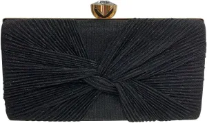 Sequin Clutch Bag Pleated Evening Bag for Women Bridal Wedding Purse Sparkly Rhinestone Handbag Crystal Shoulder Bag