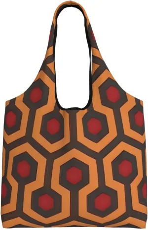 Shining Overlook Large Capacity Canvas Tote Bags for Shopping, Travel, and Daily Use