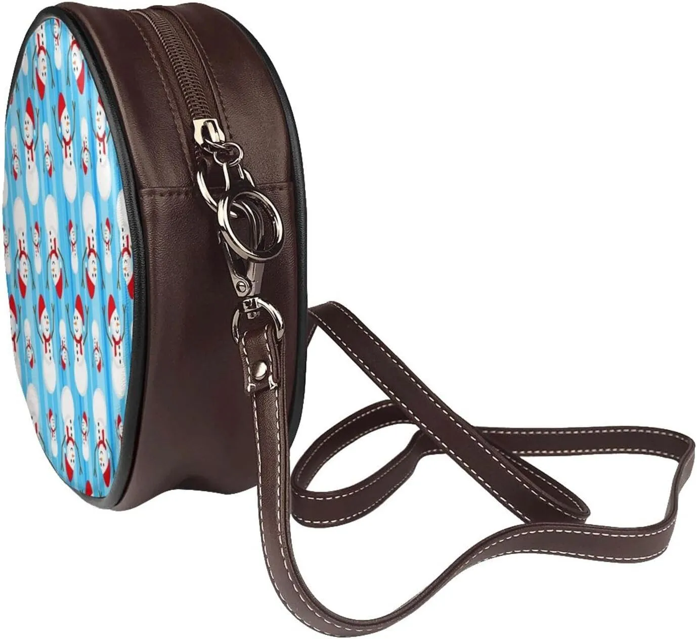 Shoulder Bag Circle Crossbody Bag for Women, Vintage Shoulder Purse, Round Purses Bag for Women