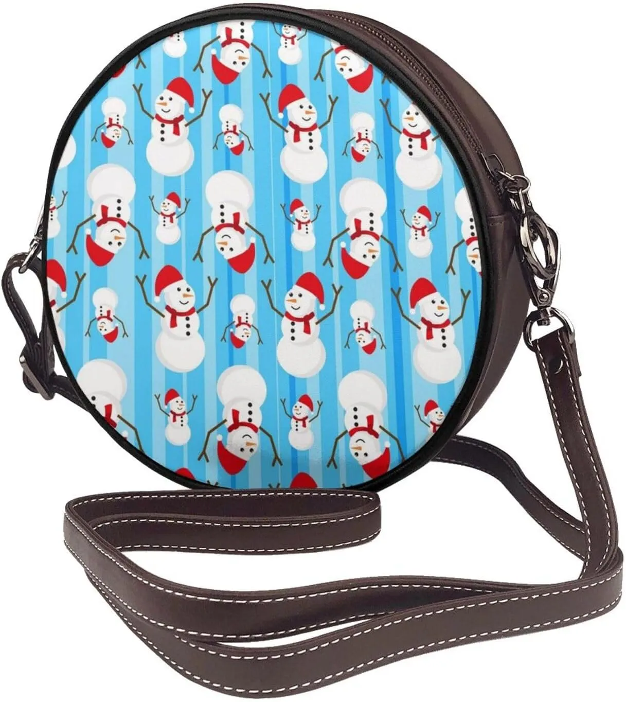 Shoulder Bag Circle Crossbody Bag for Women, Vintage Shoulder Purse, Round Purses Bag for Women