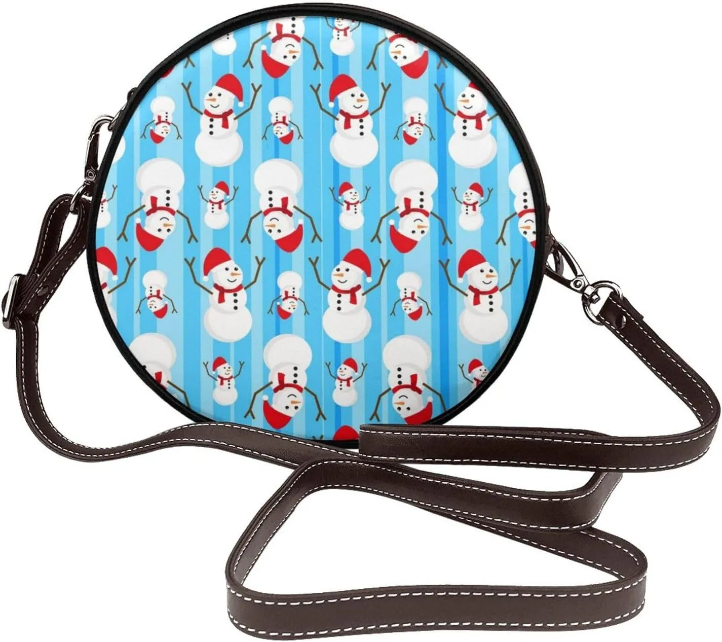 Shoulder Bag Circle Crossbody Bag for Women, Vintage Shoulder Purse, Round Purses Bag for Women