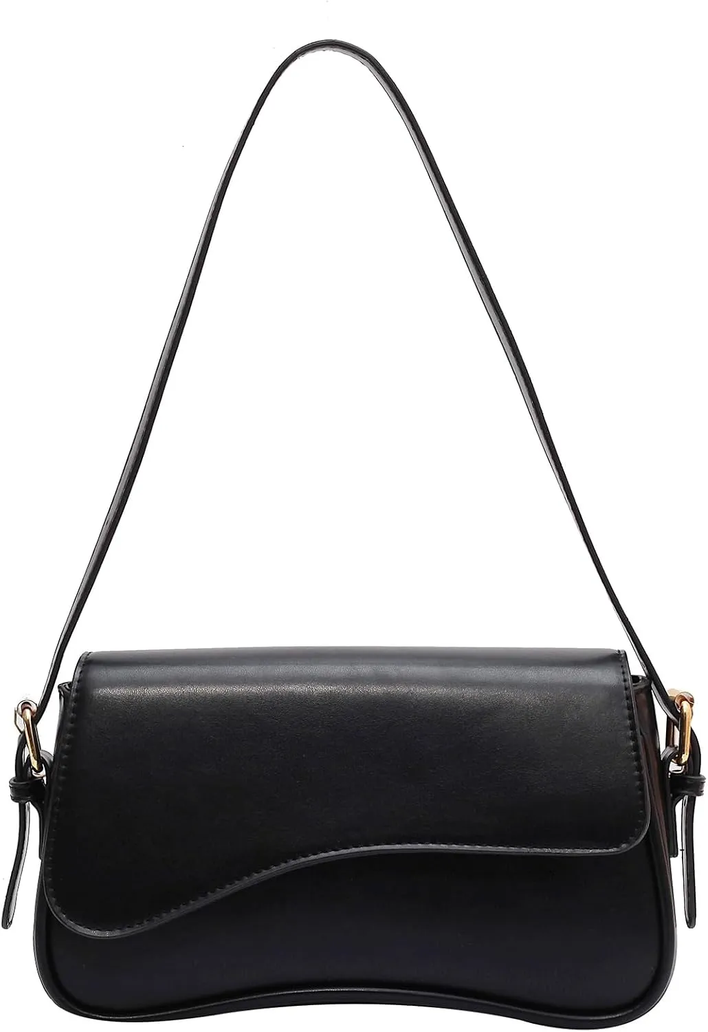 Shoulder Bag for women Y2K Crossbody Vegan Leather Purse Straps Retro Clutch Hobo Hadbags with 2 Removable