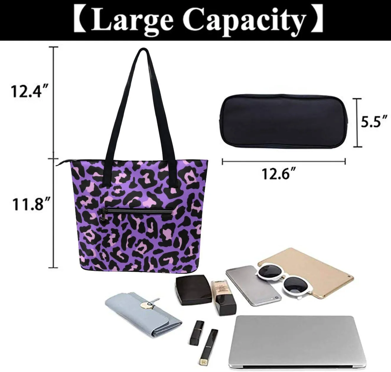 Shoulder Bag Handbags for Women Top Handle Satchel PU Leather Tote Bag for Ladies Purse Shoulder Bags