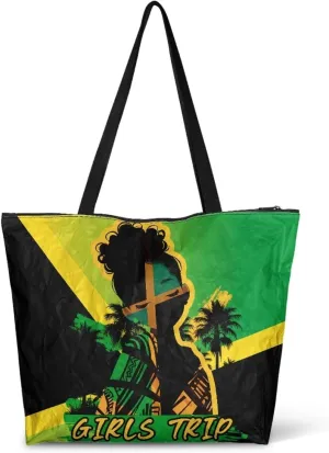 Shoulder Tote Bag for Women Foldable Hobo Handbag, Abstract Painting Art Eco Shopping Bag Tote Grocery Bags