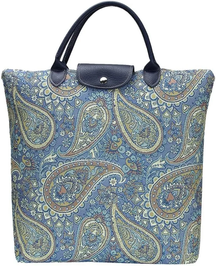 Signare Tapestry Foldable Tote Bag Reusable Shopping Bag Grocery Bag
