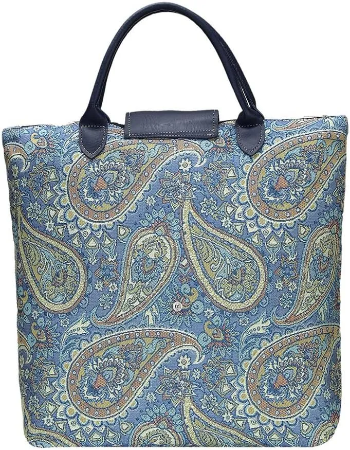 Signare Tapestry Foldable Tote Bag Reusable Shopping Bag Grocery Bag