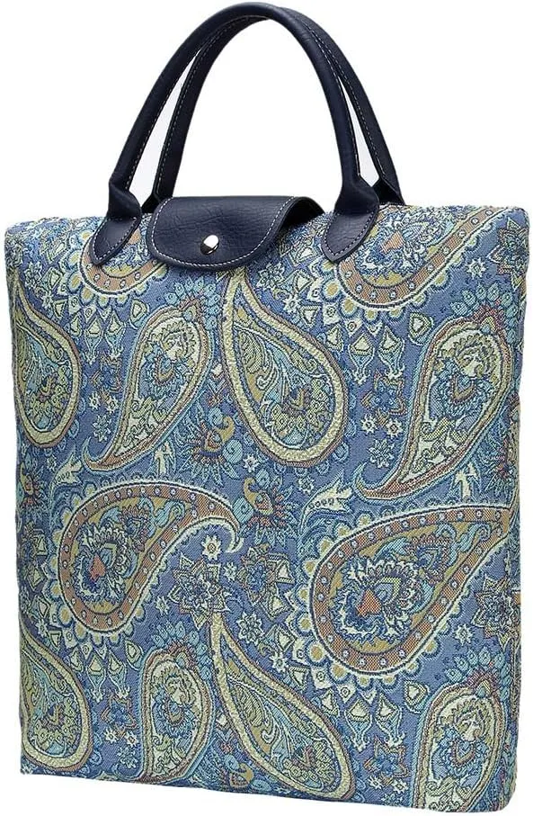 Signare Tapestry Foldable Tote Bag Reusable Shopping Bag Grocery Bag