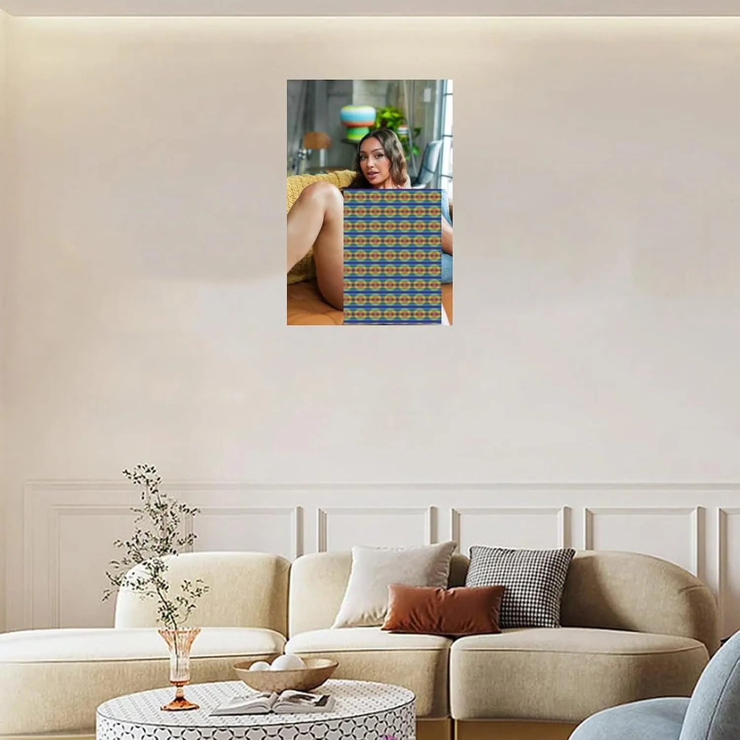 Sisi Rose Seductive Sexy Actor Decor Poster Portrait 2 Canvas Print Wall Art Decor Living Room Office Bedroom 12x18inch(30x45cm) Unframe-style