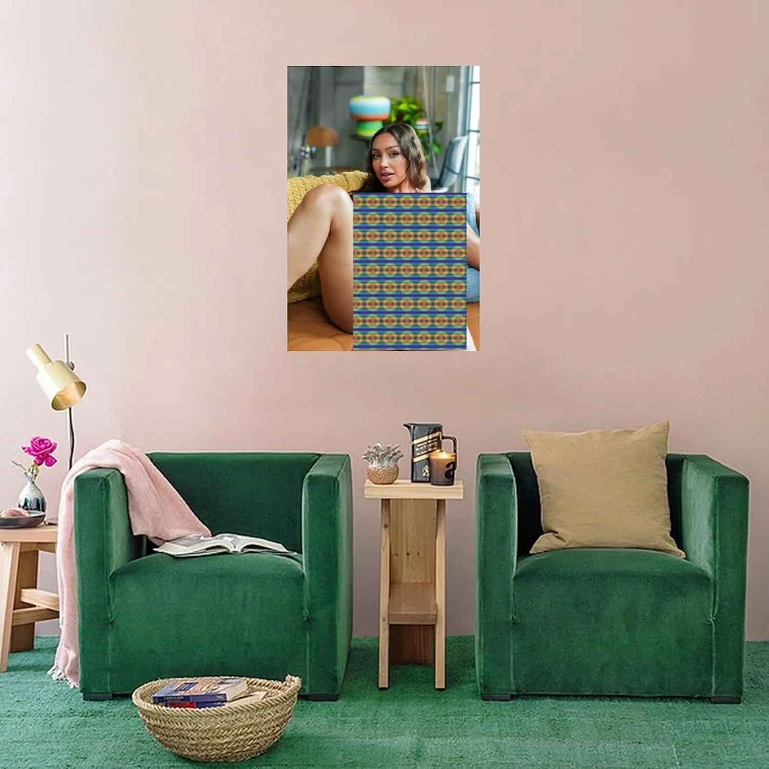 Sisi Rose Seductive Sexy Actor Decor Poster Portrait 2 Canvas Print Wall Art Decor Living Room Office Bedroom 12x18inch(30x45cm) Unframe-style