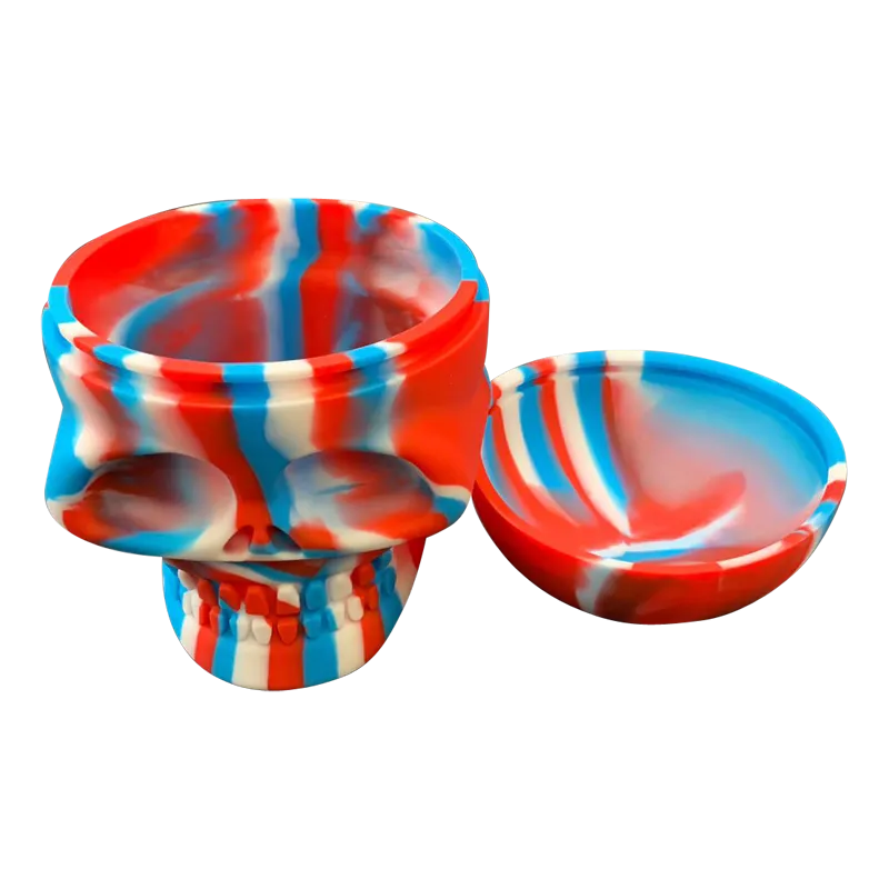 Skull Head Silicone Jar