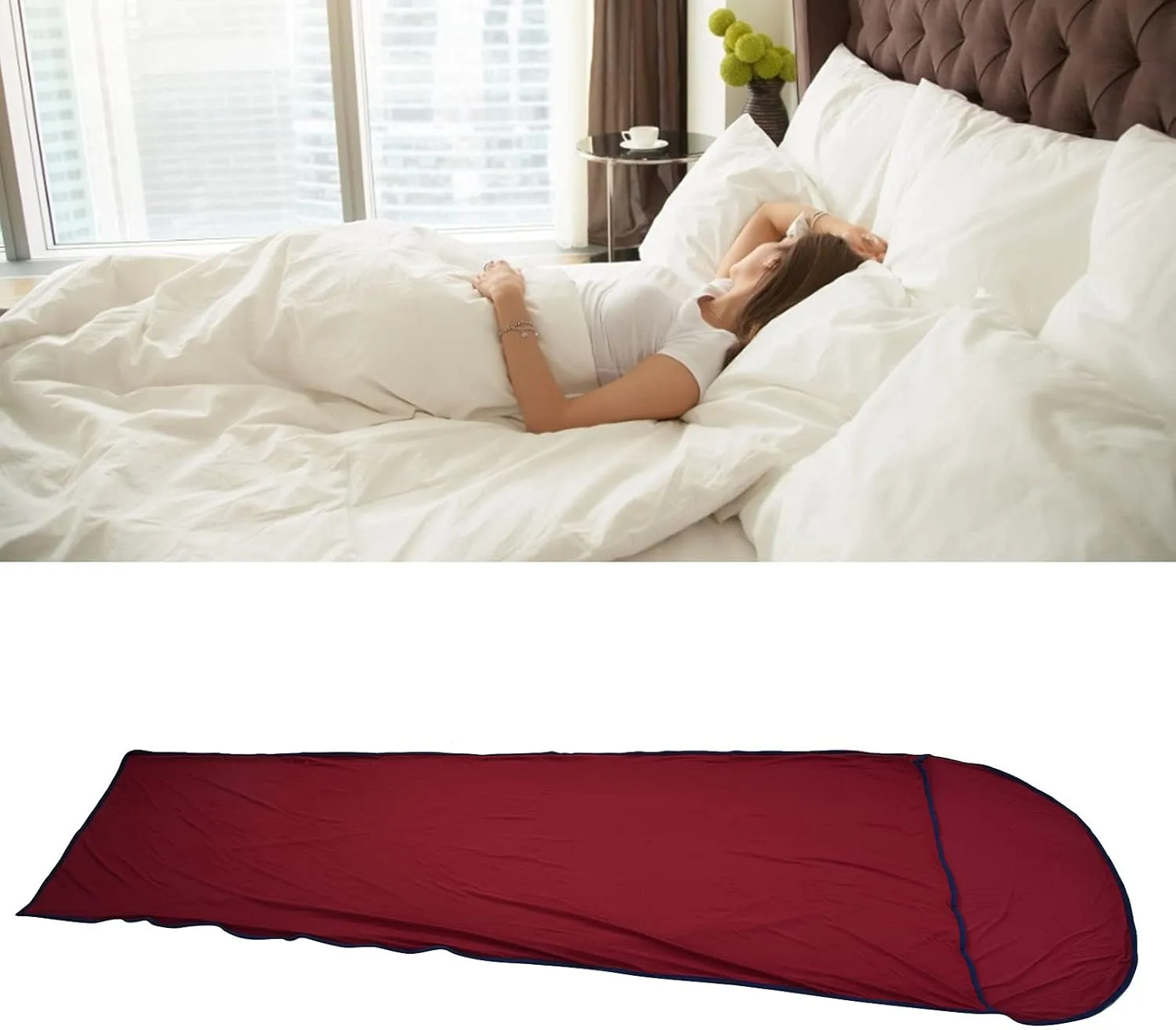 Sleeping Bag Liner Ultralight Multifunctional Elastic Sleeping Sack Liner for Outdoor Camping