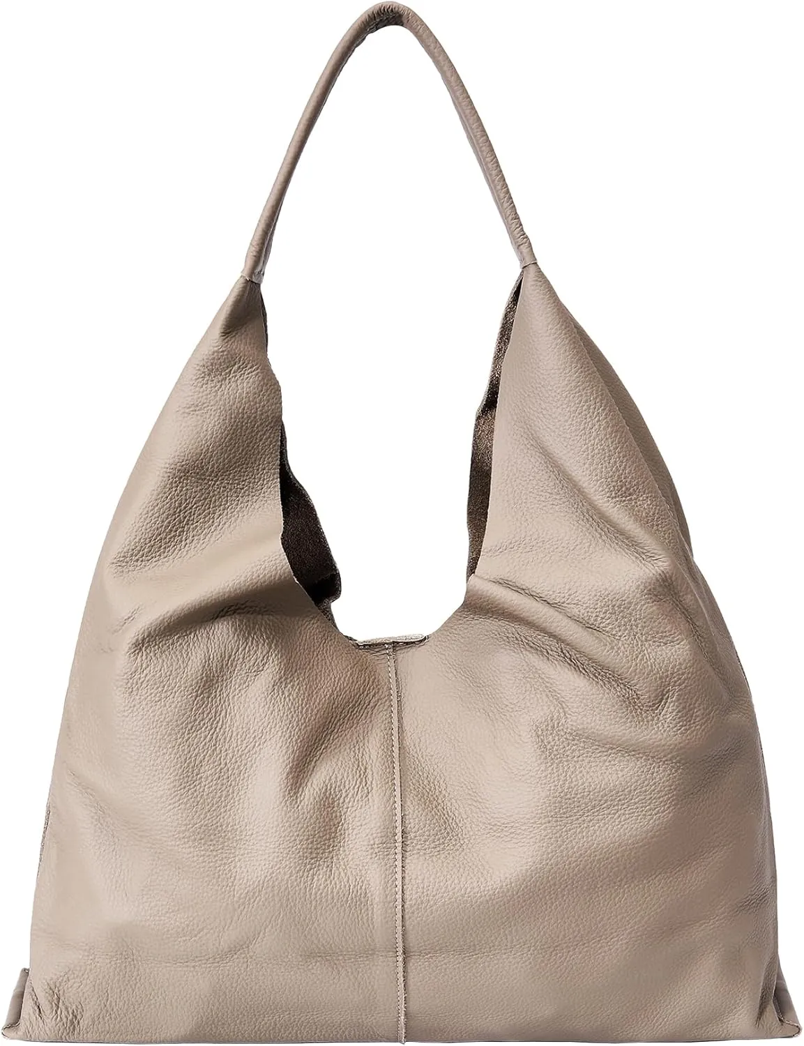 Slouchy Hobo Bag Real Leather Shoulder Hobo Bags for Women Designer Handbags Over Shoulder Hobo Purses for Women Trendy Soft
