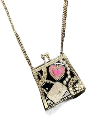 Small Belt Bag Women Vintage 2000s Accessories Mini Crossbody Purse Y2k Metal Gold Purses (Black,Mini)