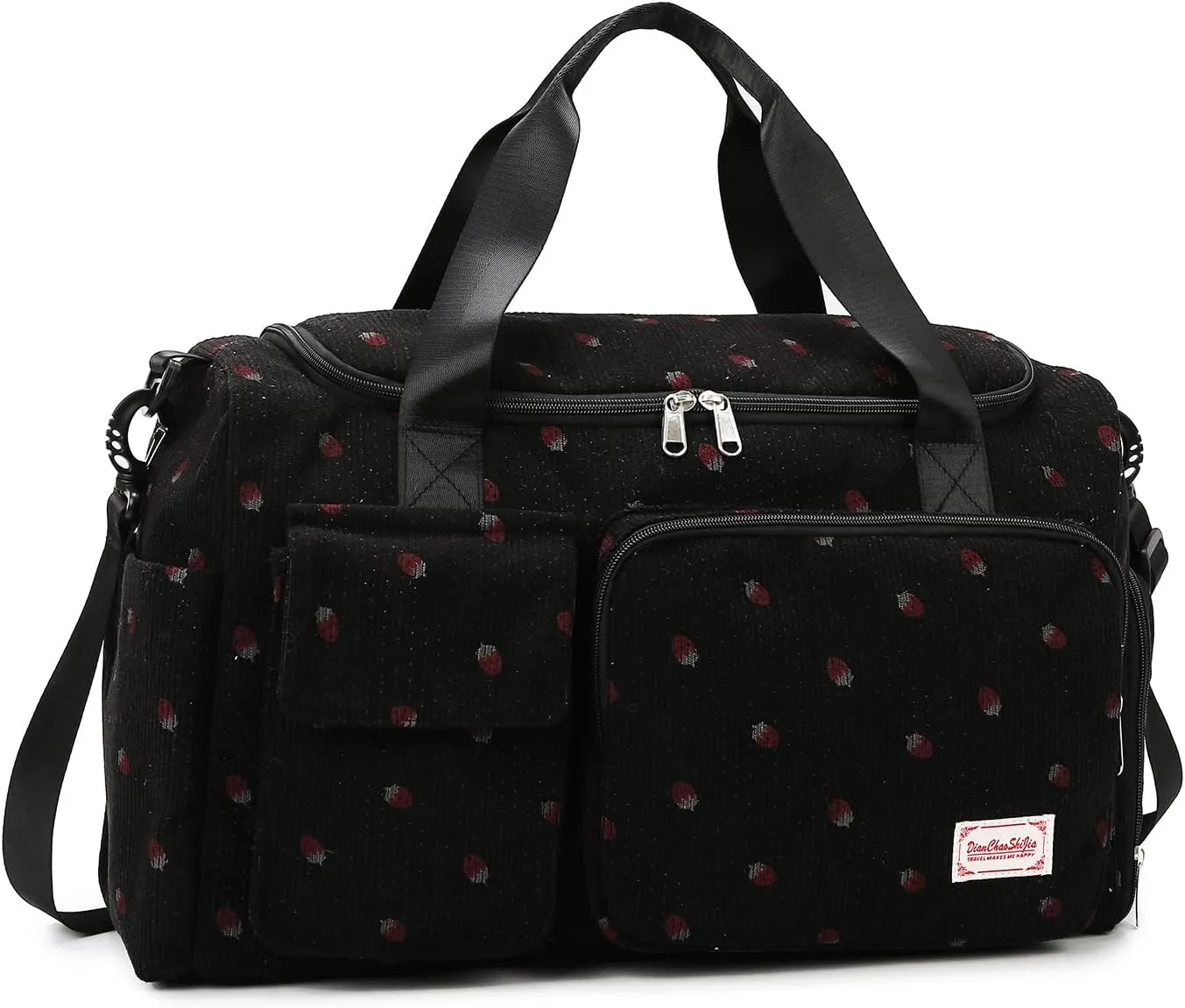 Small Gym Bags for Women, Travel Duffle Bag with Shoes Compartment, 4 in 1 Carry on Weekender Overnight Bag with Dry Wet Separated Pocket, Sport Gym Tote Bag for Yoga, Dance, Swimming, Workout, Ballet