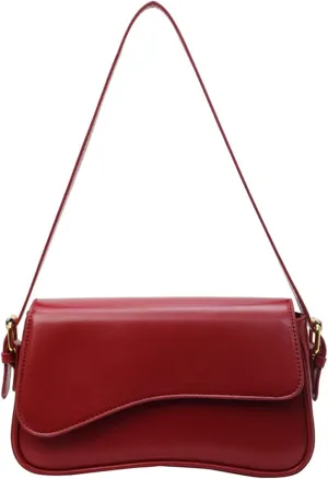 Small Shoulder Bags,Trendy Crossbody Purses for Women Waterproof Leather Handbags Clutch Tote Designer Bags black purse