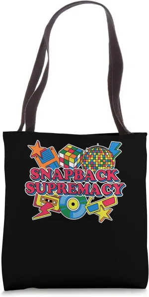 Snapback Supremacy Retro Vintage Chill 1990 Party Tote Bag