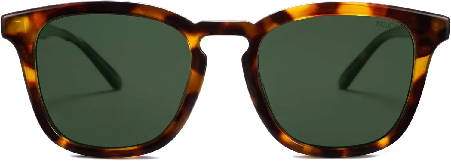 SOJOS Polarized Sunglasses for Women Men Classic Vintage Style Shades
