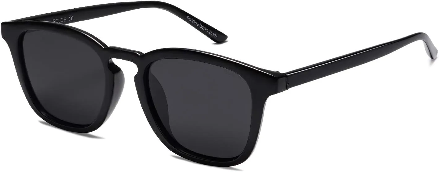 SOJOS Polarized Sunglasses for Women Men Classic Vintage Style Shades