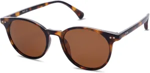 SOJOS Small Round Classic Polarized Sunglasses for Women Men Vintage Style UV400 Lens SJ2113