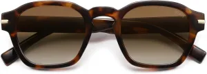 SOJOS Vintage Retro Square Polarized Sunglasses Men Trendy Womens Sun Glasses SJ2382