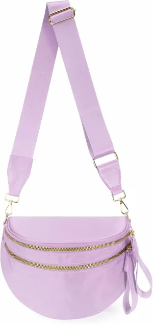 Spacious Nylon Crossbody Bag Bum Bag Handbags Wallets Purses Trendy Shoulder Bag for Women