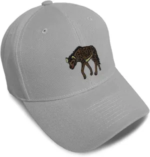 Speedy Pros Baseball Caps for Men & Women Embroidered Hyena Embroidery Ladies & Men Baseball Hats Acrylic