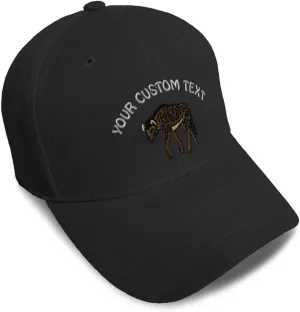 Speedy Pros Baseball Caps for Men & Women Embroidered Hyena Embroidery Ladies & Men Baseball Hats Acrylic